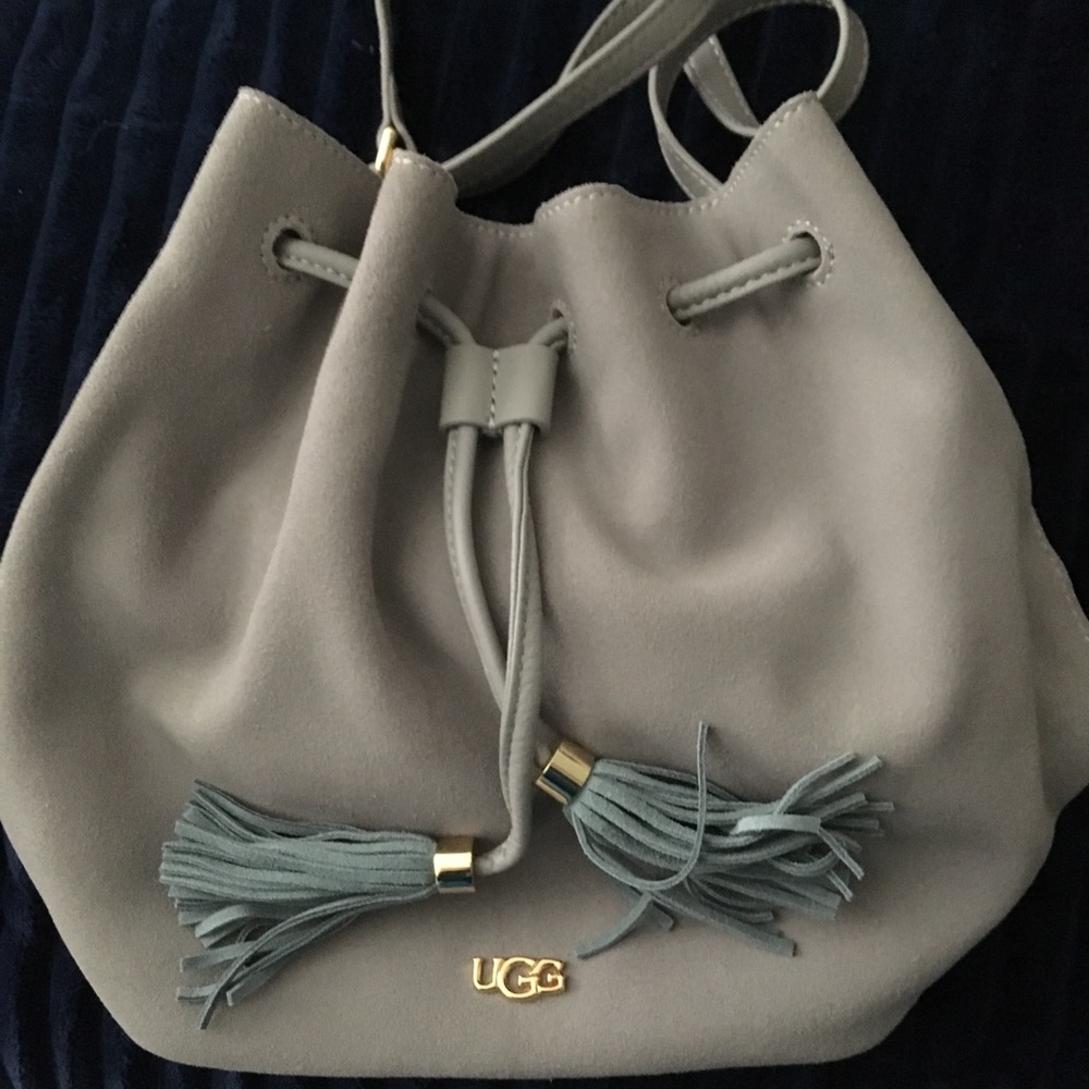 UGG suede bucket purse